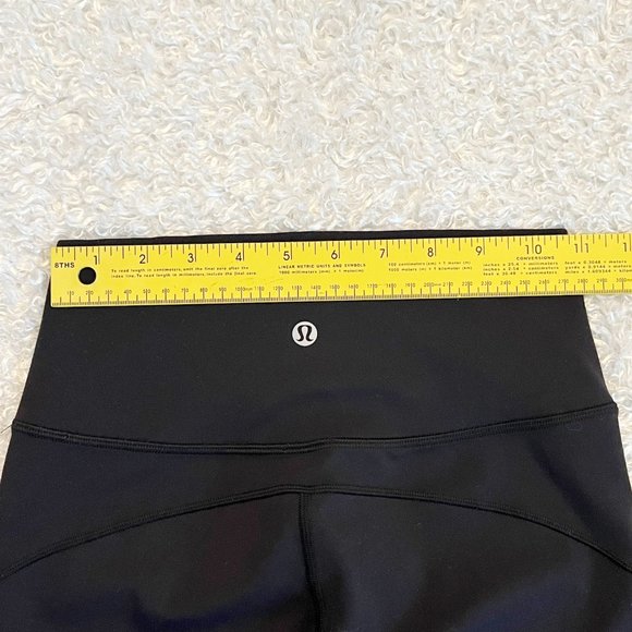 Lululemon Black Crop Leggings - size 4 (#2) - Picture 2 of 7